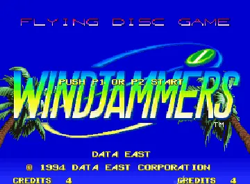 Windjammers / Flying Power Disc screen shot title